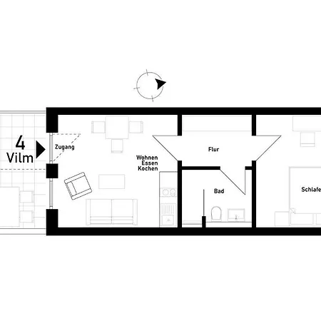 Apartmán Wreecher Idyll 4 Barrierefreies Fuer Bis Zu 4 Gaeste Hunde Erlaubt Putbus